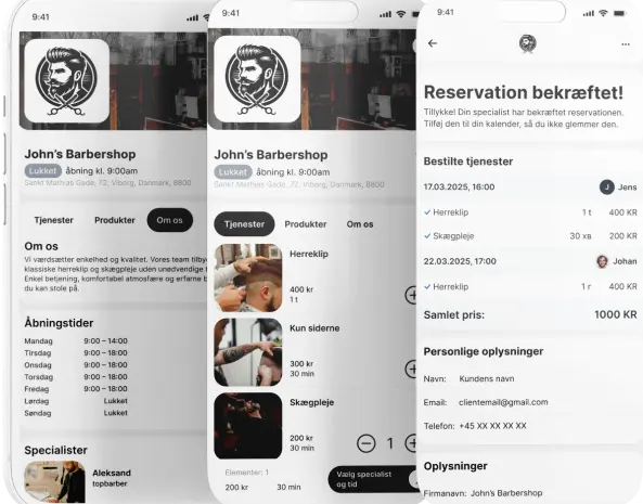 Bee O`clock service details